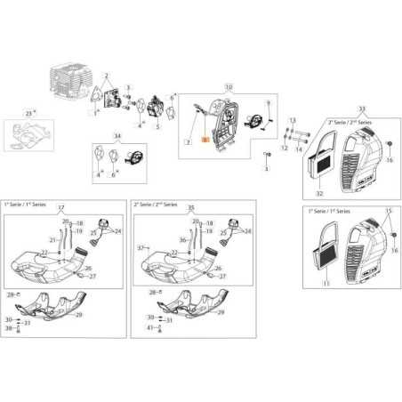 LEVA STARTER ORIGINALE EMAK 61400123BR | NewgardenParts.com
