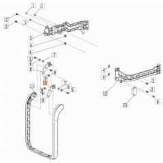 SUPPORTO LEVA ORIGINALE EMAK L66152681 | NewgardenParts.com