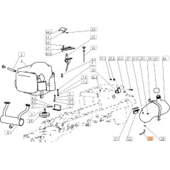 TUBO DE MEZCLA ORIGINAL EMAK SGS532199202463 | NewgardenParts.com