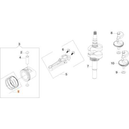 KIT DE SEGMENTS ORIGINAL EMAK L66150755 | NewgardenParts.com