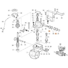 BALL BEARING 20X42X12 6004 2RS ORIGINAL EMAK YN1263201 | NewgardenParts.com