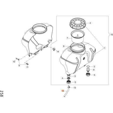 TUBO ORIGINAL EMAK CFI2000700 | NewgardenParts.com