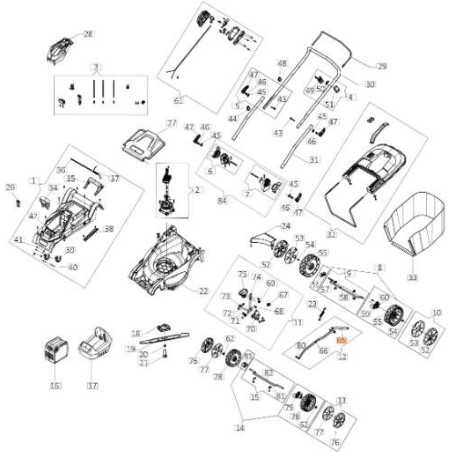 VARILLA TRASERA EMAK ORIGINAL LR000076R | NewgardenParts.com