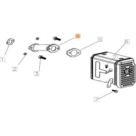 TUBO DE ESCAPE ORIGINAL EMAK L66152435 | NewgardenParts.com