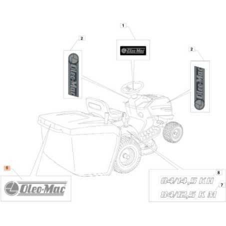 ORIGINAL EMAK-ETIKETT G114371002E0 | NewgardenParts.com