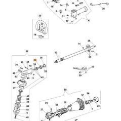 BALL BEARINGS 10X26X08 6000 RS ORIGINAL EMAK 3035005R | NewgardenParts.com