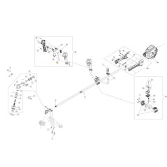 FAISCEAU DE CÂBLAGE D'AFFICHAGE TWIN L. 850 ORIGINAL EMAK 54310047R