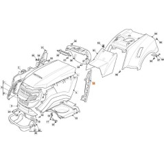 ORIGINAL EMAK LEFT DASHBOARD SUPPORT G325599013E0 | NewgardenParts.com