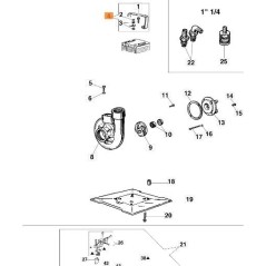 MANIGLIA ORIGINALE EMAK 331000034 | NewgardenParts.com