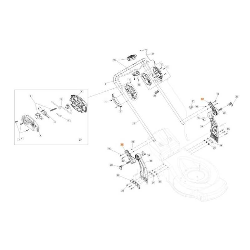 SUPPORT DE GUIDON RÉGLABLE (56 V) ORIGINAL EMAK 54350040R