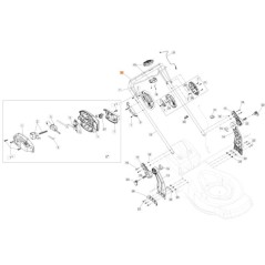TRACTION LEVER NE 56V ORIGINAL EMAK 54350055R | NewgardenParts.com
