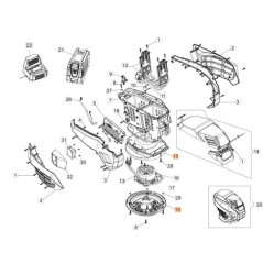 KIT DE SUPPORT DE MOTEUR EMAK ORIGINAL 56 V NE 54350153R