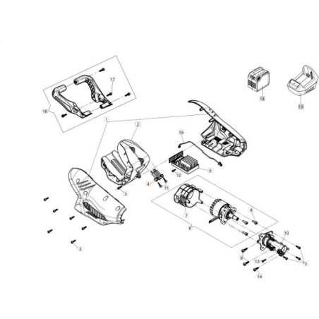 ORIGINAL EMAK 54120022R 40V MULTITOOL BATTERIE VERKABELUNG | NewgardenParts.com