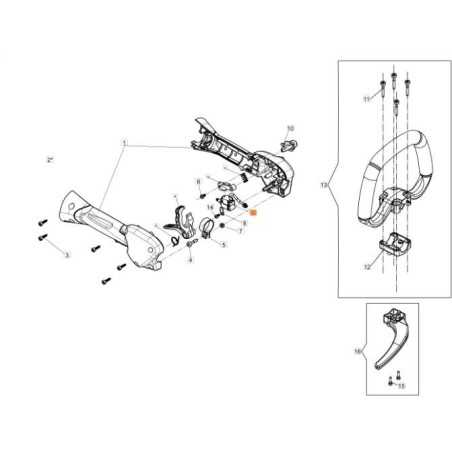 INTERRUPTEUR PROPORTIONNEL ACCÉLÉRÉ AVEC CÂBLAGE D'ORIGINE EMAK 54120023R | NewgardenParts.com