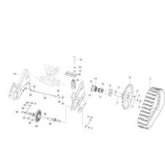 SUPPORTO MOLLA SUPERIORE CINGOLO C/RINFORZO GR MET 2011 ORIGINALE EMAK 69200168R