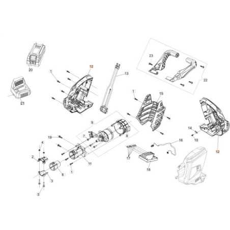 SEMIGUS KIT. ENGINE WITH BUFFER GR. OM ORIGINAL EMAK 54310076R | NewgardenParts.com