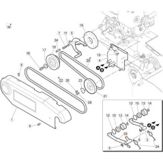 ASS.LEVIER LEVIER DE GALOPPING ROTOR ORIGINAL EMAK 68240128R