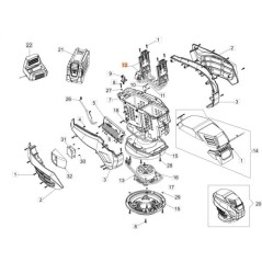 CONNETTORE BATTERIA C/CABLAGGIO E MOLLA 56V ORIGINALE EMAK 54350171R
