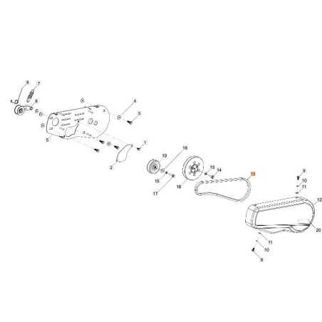 CINGHIA ORIGINALE EMAK L66152825 | NewgardenParts.com