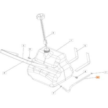 TUBO DE COMBUSTIBLE EMAK ORIGINAL SGS532986018613R | NewgardenParts.com