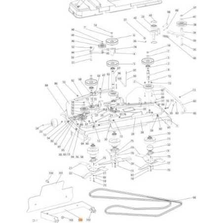 STAFFA ORIGINALE EMAK SGS532113412093R | NewgardenParts.com