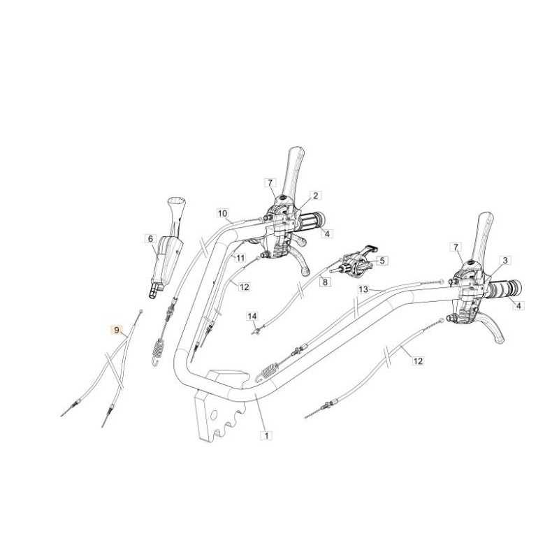 CÂBLE DE TRANSMISSION COMPLET DOUBLE DÉBRAYAGE L.1850 ORIGINAL EMAK 68270101R
