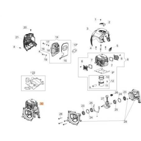 SHORT BLOCK DCS 540 ORIGINAL EMAK 61530181R | NewgardenParts.com