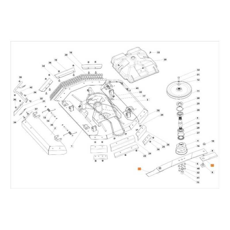 KIT SCARICO LATERALE (LAMA + DEFLETTORE) ORIGINALE EMAK SGS532986019003R