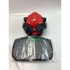 Elmetto forestale con cuffie e visiera in rete MARUYAMA 2020499 | NewgardenParts.com