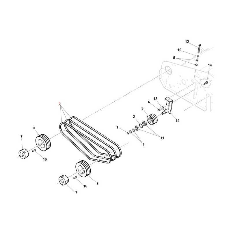 XPA1507 belt lawn tractor ORIGINAL GIANNI FERRARI 00.17.01.0090