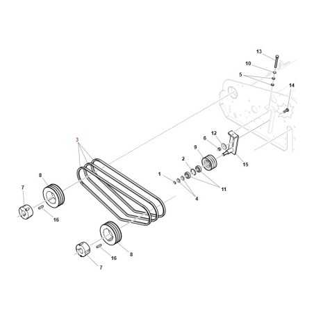 XPA1507 belt lawn tractor ORIGINAL GIANNI FERRARI 00.17.01.0090 | NewgardenParts.com