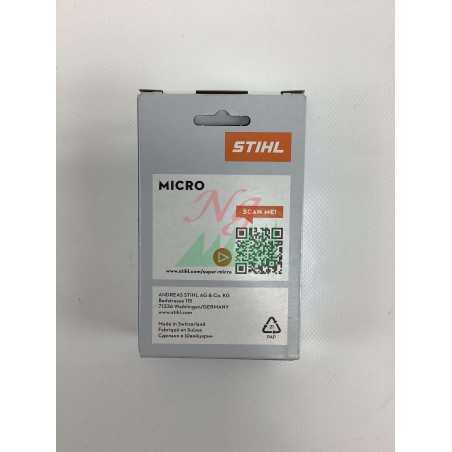 Chaîne de tronçonneuse STIHL Micro ORIGINALE, guide de 40 cm, 56 maillons, pas de 1,1 mm