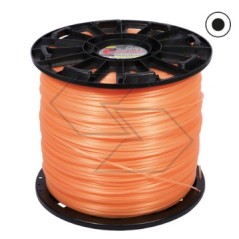 Bobine de 8 kg de fil de débroussailleuse rond DUBLE STRONG, diamètre 3,5 mm
