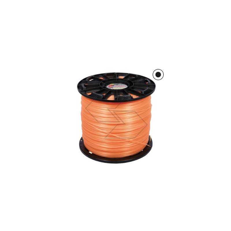 Bobina de 8 kg de alambre redondo para desbrozadora DUBLE STRONG, diámetro 3,5 mm