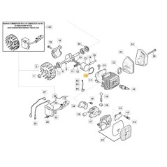 Original Stiga A2500 2525 chainsaw piston ring 123204014/0