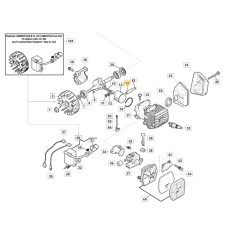 Anello seeger pistone motosega 2525 A2500 ORIGINALE STIGA 123202006/0 | NewgardenParts.com