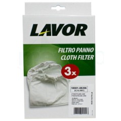 LAVOR Ashley 110 111 200 411 901 1000 Joker1400S vacuum cleaner cloth filter 3 pieces