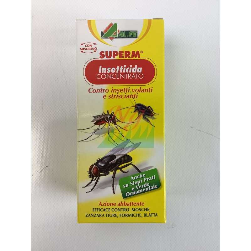 Insetticida concentrato AL.FE SUPERM contro insetti volanti striscianti 250mL