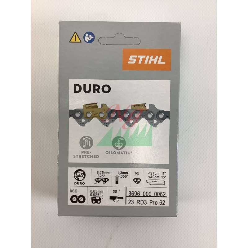 Catena motosega Duro 23RD3 STIHL 62 maglie passo 1,3 mm lunghezza barra 40 cm
