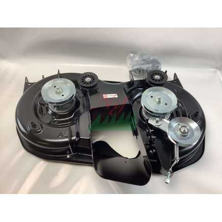 Plataforma de corte ensamblada para tractor cortacésped ORIGINAL STIGA MP84C sin cuchillas | NewgardenParts.com