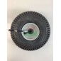 Roue avant ORIGINAL AMA pour tracteur de pelouse RIDER MRS 145/76 à éjection arrière