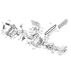 Kettenspannerabdeckung THCS22-07 Kettensäge ORIGINAL BLUEBIRD 3130805230000 | NewgardenParts.com