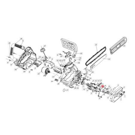 THCS22-07 ORIGINAL BLUEBIRD KETTENSÄGEBUCHSE 3130805250000 | NewgardenParts.com