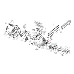 Mécanisme de tension de chaîne de tronçonneuse THCS22-07 ORIGINAL BLUEBIRD 7140015090009