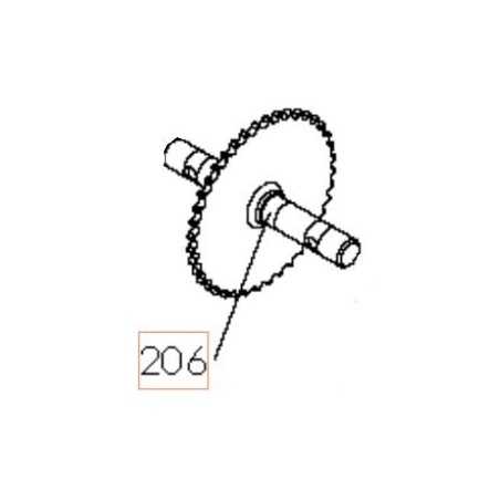 SHAFT 519653007 ORIGINAL HUSQVARNA | NewgardenParts.com