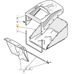 ORIGINAL STIGA AL646SB Grasschneider Fangsack 181002196/0 | NewgardenParts.com