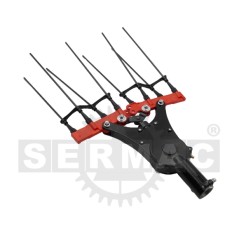 Testa di ricambio abbacchiatore a pettine PRO.TOP attacco quadrato 5,3mm | NewgardenParts.com