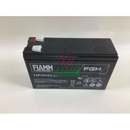 FIAMM 12FGH23 Batterie plomb-acide 12V 5.0 Ah pour tracteur | NewgardenParts.com