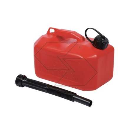 Bidon de mélange de carburant en polyéthylène renforcé 5 L avec bec verseur | NewgardenParts.com