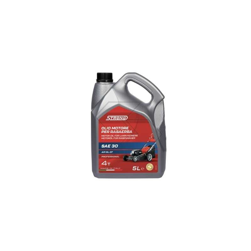 Aceite motor SAE-30 STRONG 5Litros motores 4 tiempos cortacésped excelente lubricación